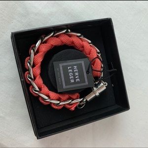 BRAND NEW HERVE LEGER  CHUNKY BRACELET ORANGE ✨